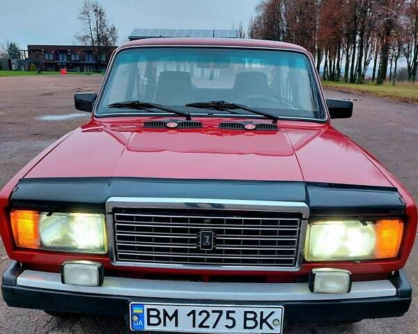 Красный ВАЗ 2107, объемом двигателя 1.5 л и пробегом 97 тыс. км за 1300 $, фото 4 на Automoto.ua