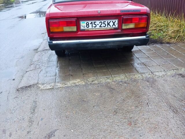 Красный ВАЗ 2107, объемом двигателя 0 л и пробегом 86 тыс. км за 590 $, фото 1 на Automoto.ua