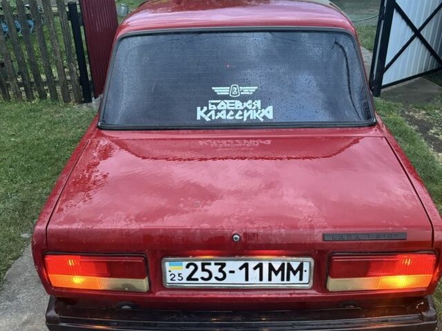 Красный ВАЗ 2107, объемом двигателя 1.3 л и пробегом 3 тыс. км за 656 $, фото 8 на Automoto.ua
