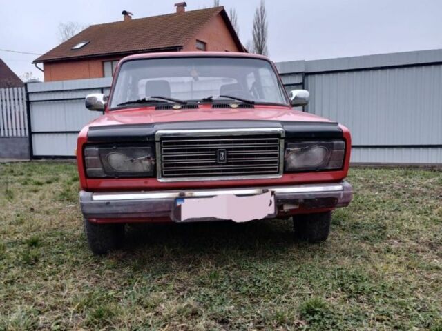 Красный ВАЗ 2107, объемом двигателя 1.5 л и пробегом 82 тыс. км за 1100 $, фото 5 на Automoto.ua