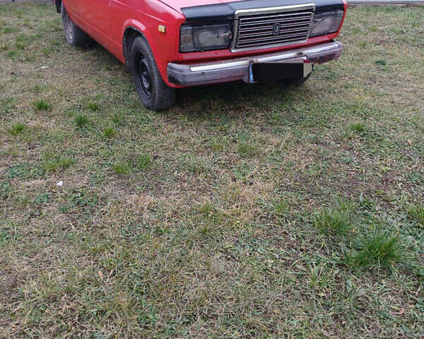 Червоний ВАЗ 2107, об'ємом двигуна 1.45 л та пробігом 87 тис. км за 950 $, фото 1 на Automoto.ua