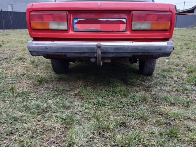 Красный ВАЗ 2107, объемом двигателя 1.5 л и пробегом 82 тыс. км за 1100 $, фото 2 на Automoto.ua