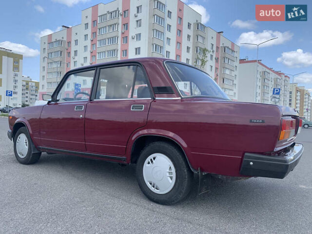 Красный ВАЗ 2107, объемом двигателя 1.5 л и пробегом 78 тыс. км за 2100 $, фото 3 на Automoto.ua