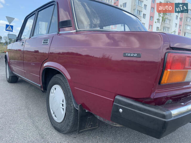 Красный ВАЗ 2107, объемом двигателя 1.5 л и пробегом 78 тыс. км за 2100 $, фото 4 на Automoto.ua