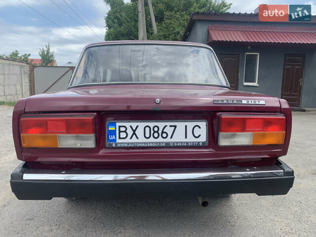 Красный ВАЗ 2107, объемом двигателя 1.45 л и пробегом 78 тыс. км за 1850 $, фото 6 на Automoto.ua