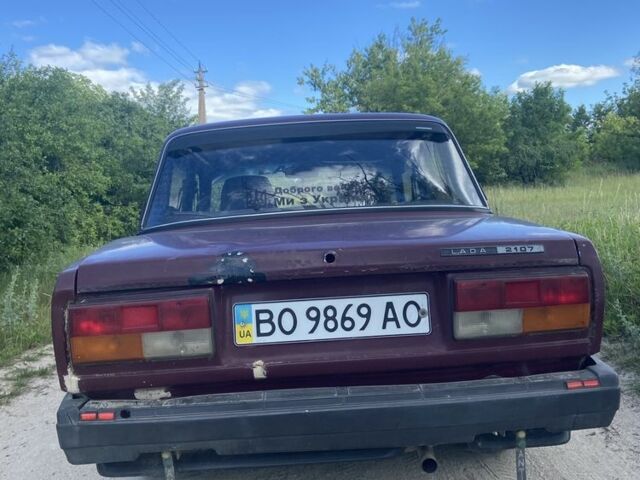 Красный ВАЗ 2107, объемом двигателя 1.5 л и пробегом 3 тыс. км за 450 $, фото 2 на Automoto.ua