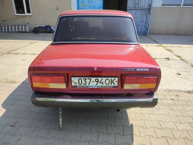 Красный ВАЗ 2107, объемом двигателя 0 л и пробегом 53 тыс. км за 2200 $, фото 1 на Automoto.ua