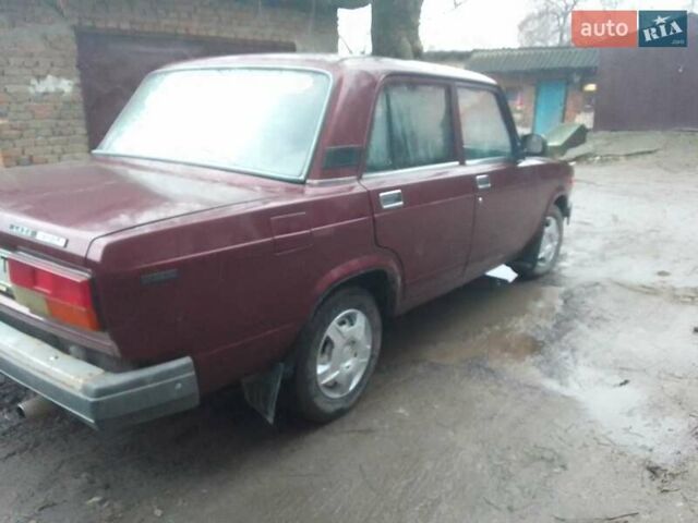 Червоний ВАЗ 2107, об'ємом двигуна 1.45 л та пробігом 230 тис. км за 800 $, фото 5 на Automoto.ua