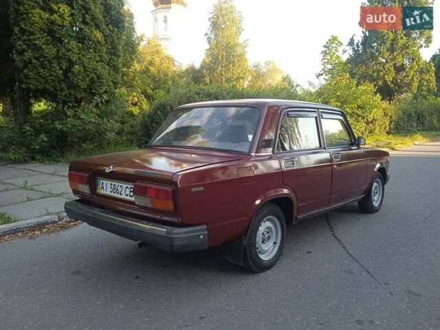Красный ВАЗ 2107, объемом двигателя 1.5 л и пробегом 145 тыс. км за 850 $, фото 2 на Automoto.ua
