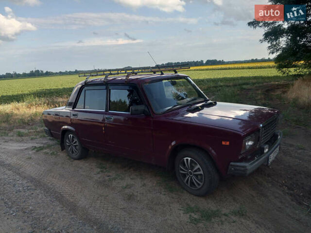Червоний ВАЗ 2107, об'ємом двигуна 1.57 л та пробігом 102 тис. км за 1400 $, фото 1 на Automoto.ua