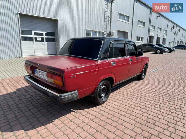 Красный ВАЗ 2107, объемом двигателя 1.5 л и пробегом 105 тыс. км за 940 $, фото 1 на Automoto.ua