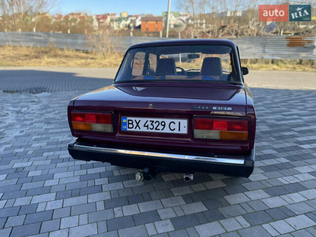 Красный ВАЗ 2107, объемом двигателя 1.5 л и пробегом 89 тыс. км за 1799 $, фото 9 на Automoto.ua