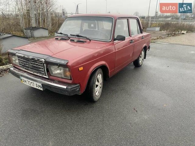 Красный ВАЗ 2107, объемом двигателя 1.6 л и пробегом 116 тыс. км за 1500 $, фото 3 на Automoto.ua