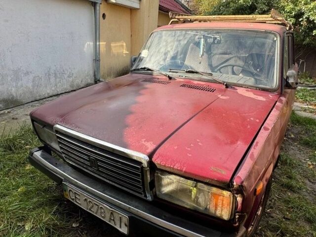 ВАЗ 2107 2002 в Черновцах на Automoto.ua Красный ВАЗ 2107, объемом двигателя 1.5 л и пробегом 106 тыс. км за 500 $, фото 1 на Automoto.ua