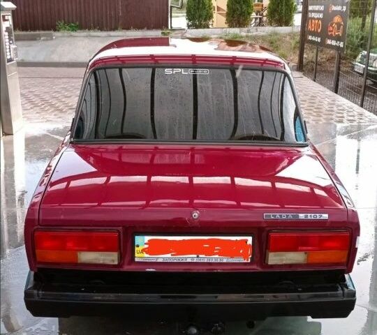 Червоний ВАЗ 2107, об'ємом двигуна 1.5 л та пробігом 210 тис. км за 1100 $, фото 5 на Automoto.ua