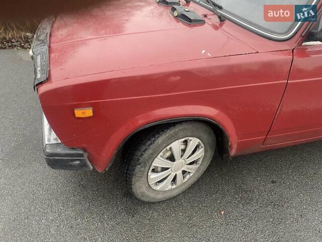 Красный ВАЗ 2107, объемом двигателя 1.6 л и пробегом 116 тыс. км за 1500 $, фото 4 на Automoto.ua