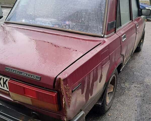 Красный ВАЗ 2107, объемом двигателя 1.5 л и пробегом 87 тыс. км за 425 $, фото 3 на Automoto.ua