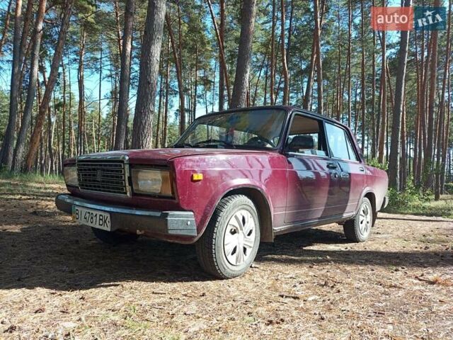 Червоний ВАЗ 2107, об'ємом двигуна 1.45 л та пробігом 72 тис. км за 1100 $, фото 7 на Automoto.ua