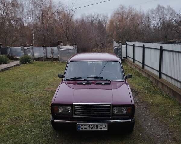 Красный ВАЗ 2107, объемом двигателя 1.45 л и пробегом 97 тыс. км за 1500 $, фото 1 на Automoto.ua