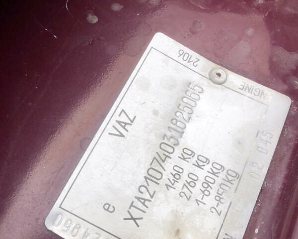 Червоний ВАЗ 2107, об'ємом двигуна 1.6 л та пробігом 72 тис. км за 2250 $, фото 26 на Automoto.ua