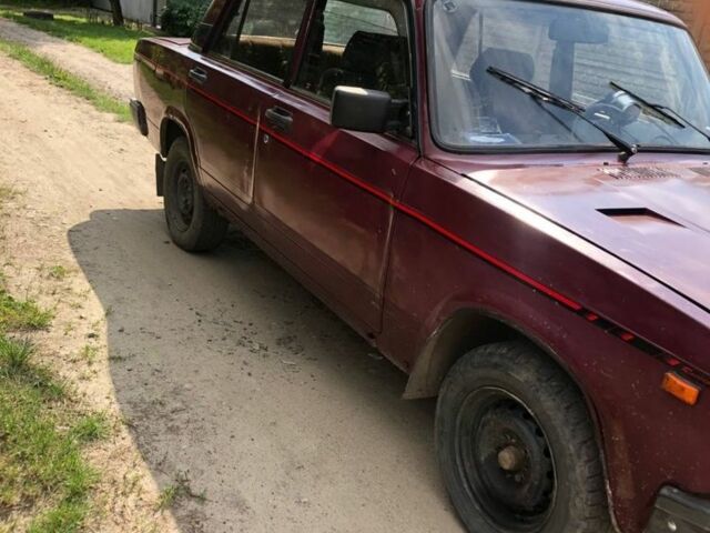 Червоний ВАЗ 2107, об'ємом двигуна 1.6 л та пробігом 200 тис. км за 750 $, фото 1 на Automoto.ua
