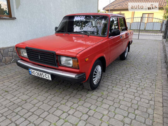 Красный ВАЗ 2107, объемом двигателя 1.57 л и пробегом 84 тыс. км за 1450 $, фото 1 на Automoto.ua