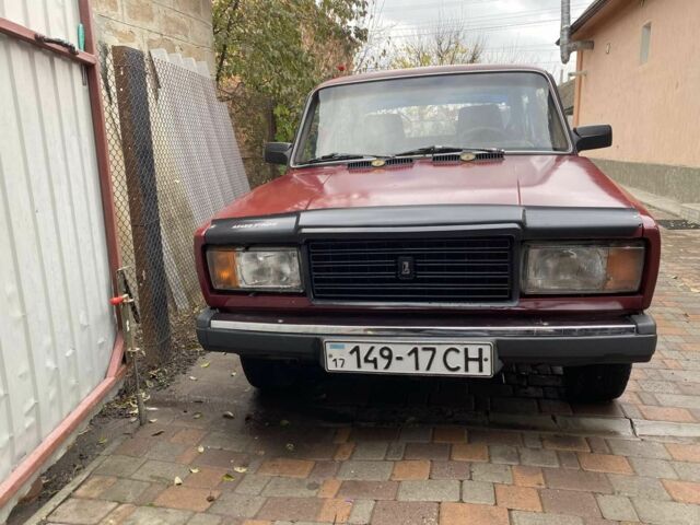 Червоний ВАЗ 2107, об'ємом двигуна 1 л та пробігом 100 тис. км за 596 $, фото 4 на Automoto.ua