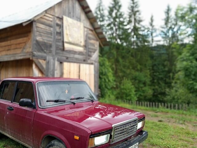 Красный ВАЗ 2107, объемом двигателя 1.6 л и пробегом 86 тыс. км за 900 $, фото 4 на Automoto.ua