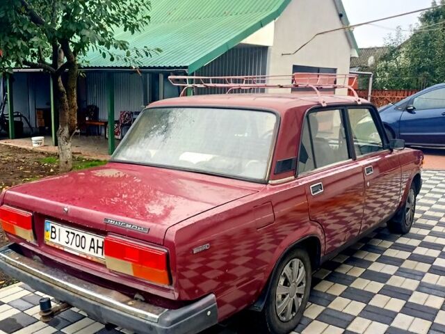 Красный ВАЗ 2107, объемом двигателя 1.6 л и пробегом 0 тыс. км за 1250 $, фото 3 на Automoto.ua