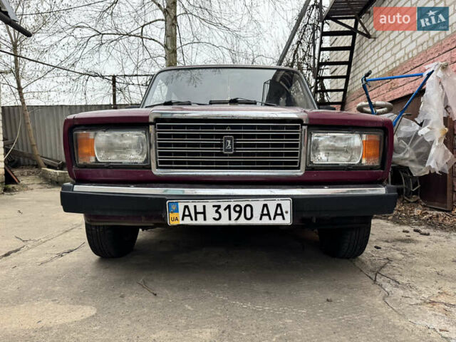 Красный ВАЗ 2107, объемом двигателя 1.58 л и пробегом 133 тыс. км за 1400 $, фото 2 на Automoto.ua
