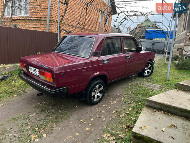 Красный ВАЗ 2107, объемом двигателя 1.5 л и пробегом 90 тыс. км за 1100 $, фото 5 на Automoto.ua