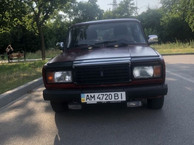Красный ВАЗ 2107, объемом двигателя 1.6 л и пробегом 75 тыс. км за 541 $, фото 5 на Automoto.ua
