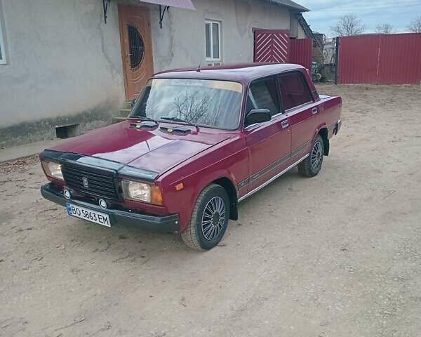 Красный ВАЗ 2107, объемом двигателя 1.45 л и пробегом 50 тыс. км за 1200 $, фото 13 на Automoto.ua