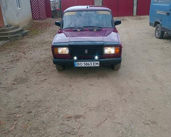 Красный ВАЗ 2107, объемом двигателя 1.45 л и пробегом 50 тыс. км за 1200 $, фото 14 на Automoto.ua