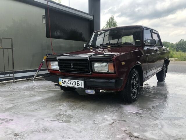 Красный ВАЗ 2107, объемом двигателя 1.6 л и пробегом 75 тыс. км за 541 $, фото 16 на Automoto.ua