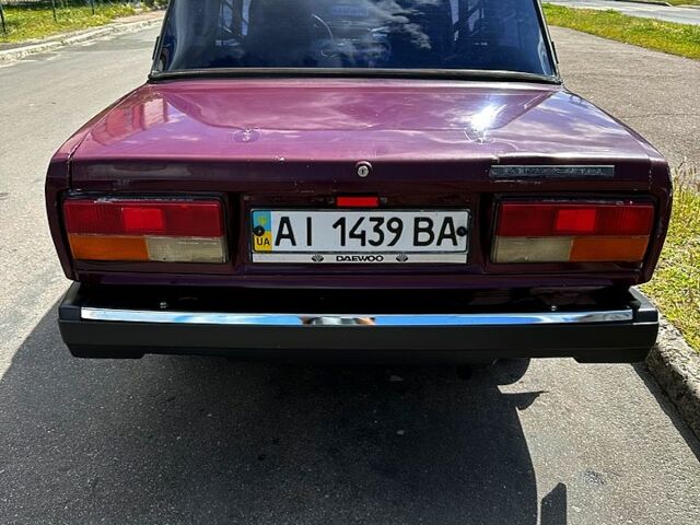 Красный ВАЗ 2107, объемом двигателя 1.5 л и пробегом 100 тыс. км за 600 $, фото 5 на Automoto.ua