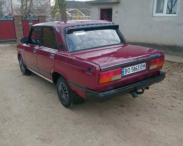 Красный ВАЗ 2107, объемом двигателя 1.45 л и пробегом 50 тыс. км за 1200 $, фото 19 на Automoto.ua