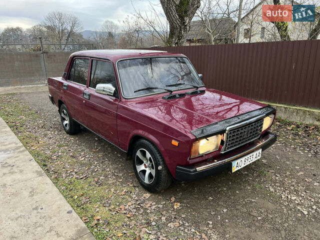 Красный ВАЗ 2107, объемом двигателя 1.5 л и пробегом 90 тыс. км за 1100 $, фото 14 на Automoto.ua