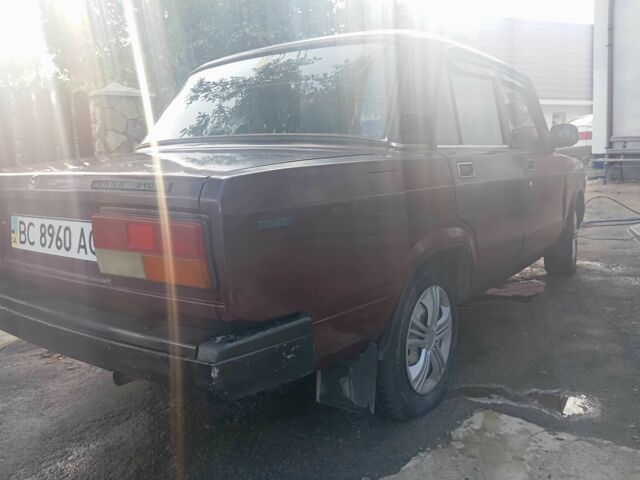 Красный ВАЗ 2107, объемом двигателя 1.5 л и пробегом 81 тыс. км за 650 $, фото 1 на Automoto.ua