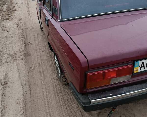 Красный ВАЗ 2107, объемом двигателя 0 л и пробегом 100 тыс. км за 1300 $, фото 8 на Automoto.ua