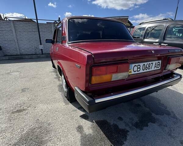 Красный ВАЗ 2107, объемом двигателя 1.5 л и пробегом 113 тыс. км за 1600 $, фото 10 на Automoto.ua