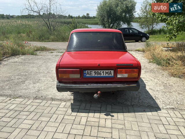 Красный ВАЗ 2107, объемом двигателя 1.5 л и пробегом 222 тыс. км за 650 $, фото 4 на Automoto.ua