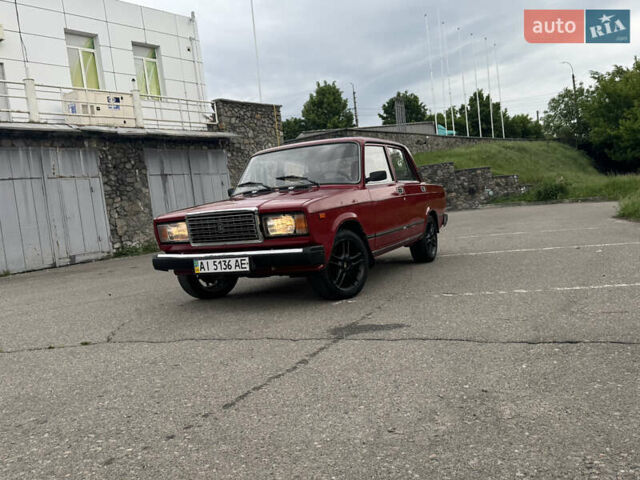 Красный ВАЗ 2107, объемом двигателя 1.45 л и пробегом 47 тыс. км за 1250 $, фото 1 на Automoto.ua