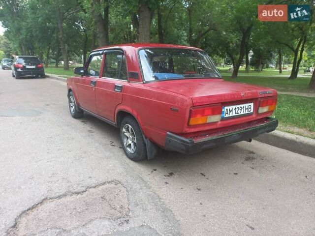 Красный ВАЗ 2107, объемом двигателя 1.45 л и пробегом 170 тыс. км за 1650 $, фото 4 на Automoto.ua
