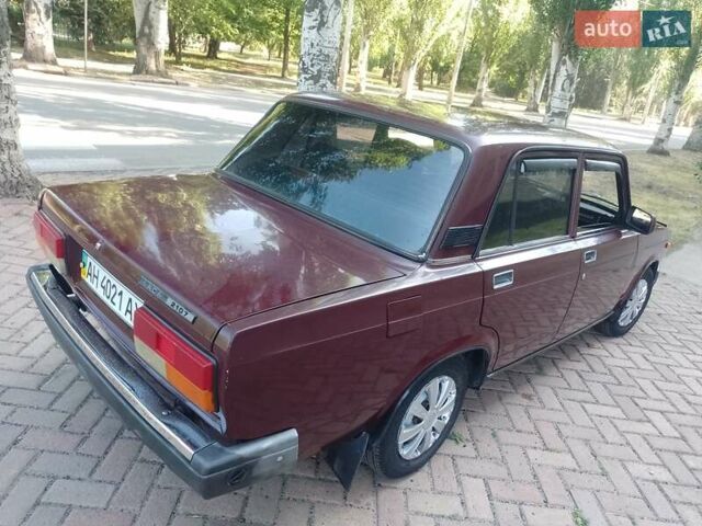 Красный ВАЗ 2107, объемом двигателя 1.45 л и пробегом 42 тыс. км за 1555 $, фото 7 на Automoto.ua