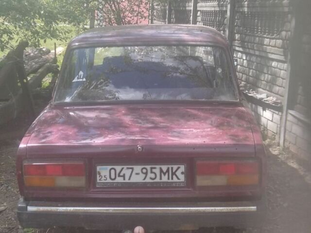 Червоний ВАЗ 2107, об'ємом двигуна 0 л та пробігом 200 тис. км за 369 $, фото 2 на Automoto.ua