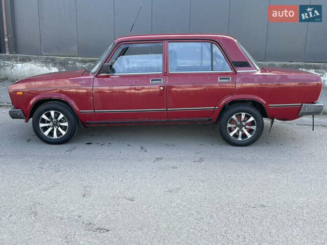 Красный ВАЗ 2107, объемом двигателя 1.5 л и пробегом 84 тыс. км за 1500 $, фото 4 на Automoto.ua