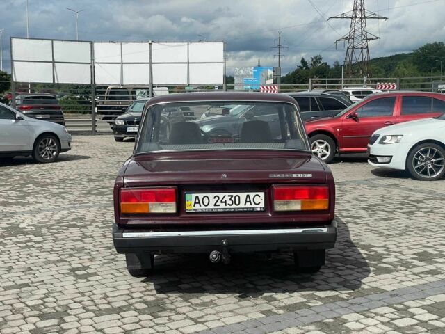 Красный ВАЗ 2107, объемом двигателя 1.5 л и пробегом 90 тыс. км за 2900 $, фото 1 на Automoto.ua