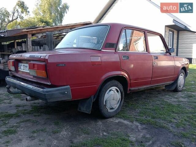 Красный ВАЗ 2107, объемом двигателя 1.45 л и пробегом 120 тыс. км за 1400 $, фото 8 на Automoto.ua