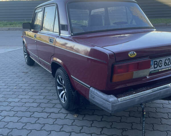 Красный ВАЗ 2107, объемом двигателя 1.5 л и пробегом 84 тыс. км за 1300 $, фото 2 на Automoto.ua